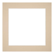 Passe Partout 20x20cm Carton Beige Bord 5cm Droit De Face | Yourdecoration.fr