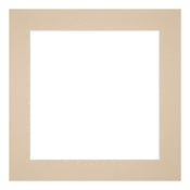 Passe Partout 20x20cm Carton Beige Bord Droit De Face | Yourdecoration.fr