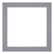 Passe Partout 20x20cm Carton Gris Bord 4cm Droit De Face | Yourdecoration.fr