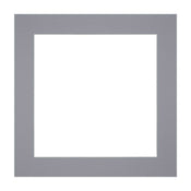 Passe Partout 20x20cm Carton Gris Bord Droit De Face | Yourdecoration.fr