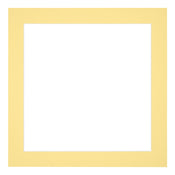 Passe Partout 20x20cm Carton Jaune Bord 4cm Droit De Face | Yourdecoration.fr