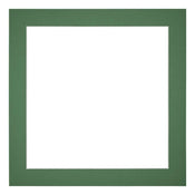 Passe Partout 20x20cm Carton Vert Foret Bord 4cm Droit De Face | Yourdecoration.fr