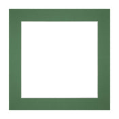 Passe Partout 20x20cm Carton Vert Foret Bord Droit De Face | Yourdecoration.fr
