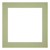 Passe Partout 20x20cm Carton Vert Menthe Bord 5cm Droit De Face | Yourdecoration.fr
