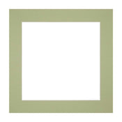 Passe Partout 20x20cm Carton Vert Menthe Bord Droit De Face | Yourdecoration.fr