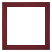 Passe Partout 20x20cm Carton Vin Rouge Bord 4cm Droit De Face | Yourdecoration.fr