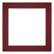 Passe Partout 20x20cm Carton Vin Rouge Bord 5cm Droit De Face | Yourdecoration.fr