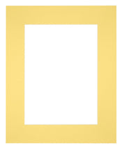 Passe Partout 20x25cm Carton Jaune Bord Droit De Face | Yourdecoration.fr