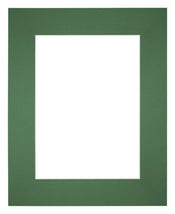 Passe Partout 20x25cm Carton Vert Foret Bord Droit De Face | Yourdecoration.fr
