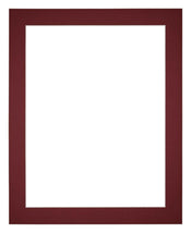 Passe Partout 20x25cm Carton Vin Rouge Bord 4cm Droit De Face | Yourdecoration.fr