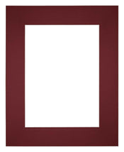 Passe Partout 20x25cm Carton Vin Rouge Bord Droit De Face | Yourdecoration.fr