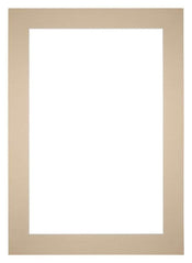 Passe Partout 20x28cm Carton Beige Bord 6cm Droit De Face | Yourdecoration.fr
