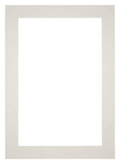 Passe Partout 20x28cm Carton Gris Clair Bord 6cm Droit De Face | Yourdecoration.fr