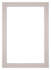 Passe Partout 20x28cm Carton Gris Graniet Bord 5cm Droit De Face | Yourdecoration.fr