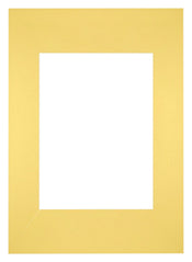 Passe Partout 20x28cm Carton Jaune Bord Droit De Face | Yourdecoration.fr