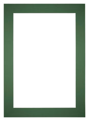 Passe Partout 20x28cm Carton Vert Foret Bord 6cm Droit De Face | Yourdecoration.fr