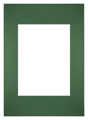 Passe Partout 20x28cm Carton Vert Foret Bord Droit De Face | Yourdecoration.fr
