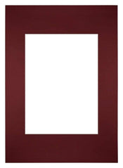 Passe Partout 20x28cm Carton Vin Rouge Bord Droit De Face | Yourdecoration.fr