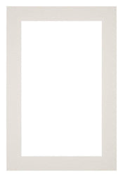 Passe Partout 20x30cm Carton Gris Clair Bord 4cm Droit De Face | Yourdecoration.fr