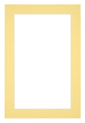 Passe Partout 20x30cm Carton Jaune Bord 4cm Droit De Face | Yourdecoration.fr