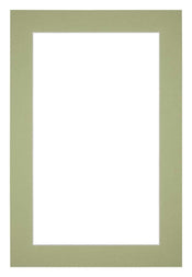 Passe Partout 20x30cm Carton Vert Menthe Bord 4cm Droit De Face | Yourdecoration.fr