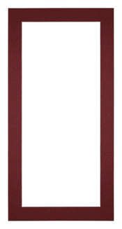 Passe Partout 20x40cm Carton Vin Rouge Bord 4cm Droit De Face | Yourdecoration.fr