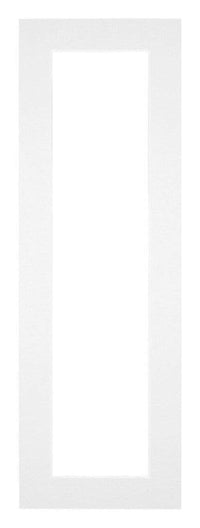 Passe Partout 20x60cm Carton Blanc Bord 4cm Droit De Face | Yourdecoration.fr