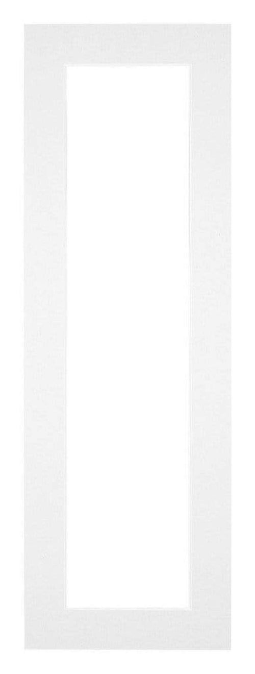 Passe Partout 20x60cm Carton Blanc Bord 4cm Droit De Face | Yourdecoration.fr