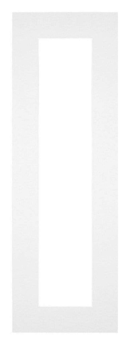 Passe Partout 20x60cm Carton Blanc Bord 5cm Droit De Face | Yourdecoration.fr