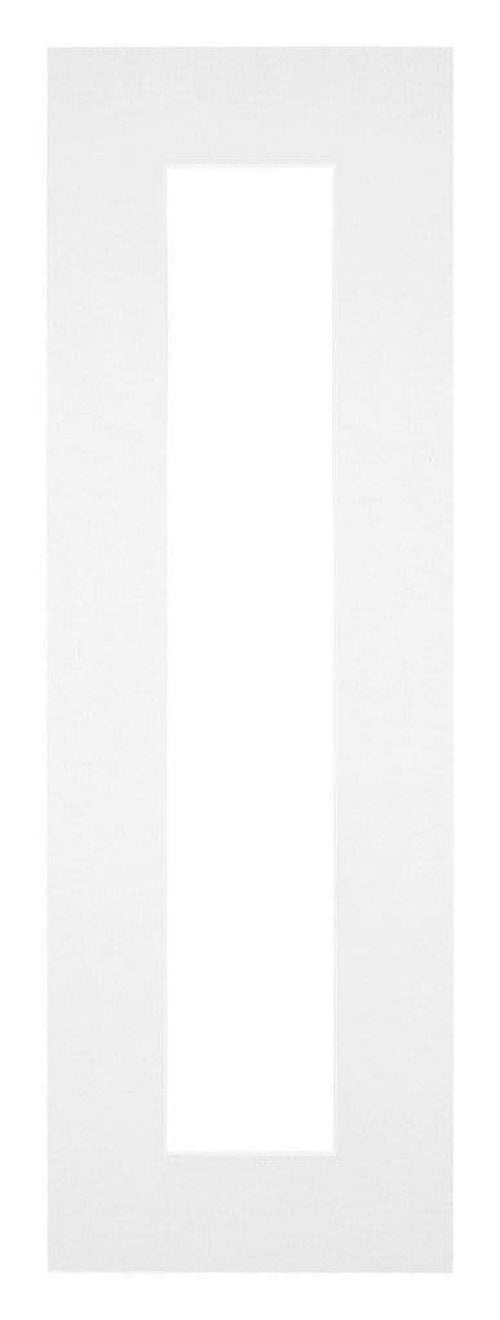 Passe Partout 20x60cm Carton Blanc Bord 6cm Droit De Face | Yourdecoration.fr