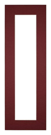 Passe Partout 20x60cm Carton Vin Rouge Bord 5cm Droit De Face | Yourdecoration.fr