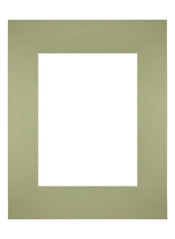 Passe Partout 24x30cm Carton Vert Menthe Bord Droit De Face | Yourdecoration.fr