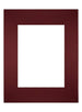 Passe Partout 24x30cm Carton Vin Rouge Bord Droit De Face | Yourdecoration.fr