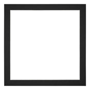 Passe Partout 25x25cm Carton Noir Bord 3cm Droit De Face | Yourdecoration.fr