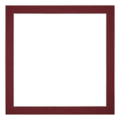 Passe Partout 25x25cm Carton Vin Rouge Bord 3cm Droit De Face | Yourdecoration.fr
