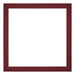 Passe Partout 25x25cm Carton Vin Rouge Bord 3cm Droit De Face | Yourdecoration.fr