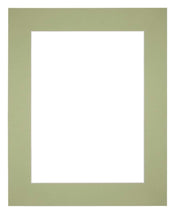 Passe Partout 25x30cm Carton Vert Menthe Bord 6cm Droit De Face | Yourdecoration.fr