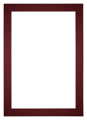 Passe Partout 25x35cm Carton Vin Rouge Bord 5cm Droit De Face | Yourdecoration.fr