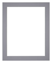 Passe Partout 28x35cm Carton Gris Bord 4cm Droit De Face | Yourdecoration.fr