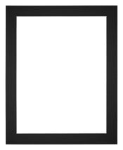 Passe Partout 28x35cm Carton Noir Bord 4cm Droit De Face | Yourdecoration.fr