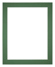 Passe Partout 28x35cm Carton Vert Foret Bord 4cm Droit De Face | Yourdecoration.fr