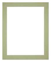 Passe Partout 28x35cm Carton Vert Menthe Bord 4cm Droit De Face | Yourdecoration.fr