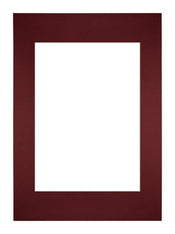 Passe Partout 29 7x42cm A3 A4 Carton Vin Rouge Bord Droit De Face | Yourdecoration.fr