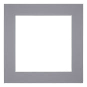Passe Partout 30x30cm Carton Gris Bord 6cm Droit De Face | Yourdecoration.fr