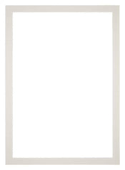 Passe Partout 30x42cm Carton Gris Clair Bord 3cm Droit De Face | Yourdecoration.fr