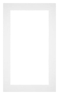 Passe Partout 30x50cm Carton Blanc Bord 4cm Droit De Face | Yourdecoration.fr