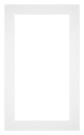 Passe Partout 30x50cm Carton Blanc Bord 4cm Droit De Face | Yourdecoration.fr