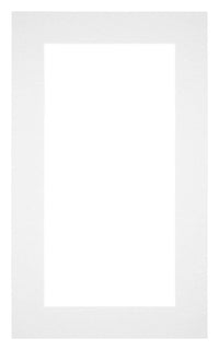 Passe Partout 30x50cm Carton Blanc Bord 5cm Droit De Face | Yourdecoration.fr