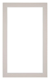 Passe Partout 30x50cm Carton Gris Graniet Bord 3cm Droit De Face | Yourdecoration.fr