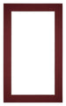 Passe Partout 30x50cm Carton Vin Rouge Bord 4cm Droit De Face | Yourdecoration.fr